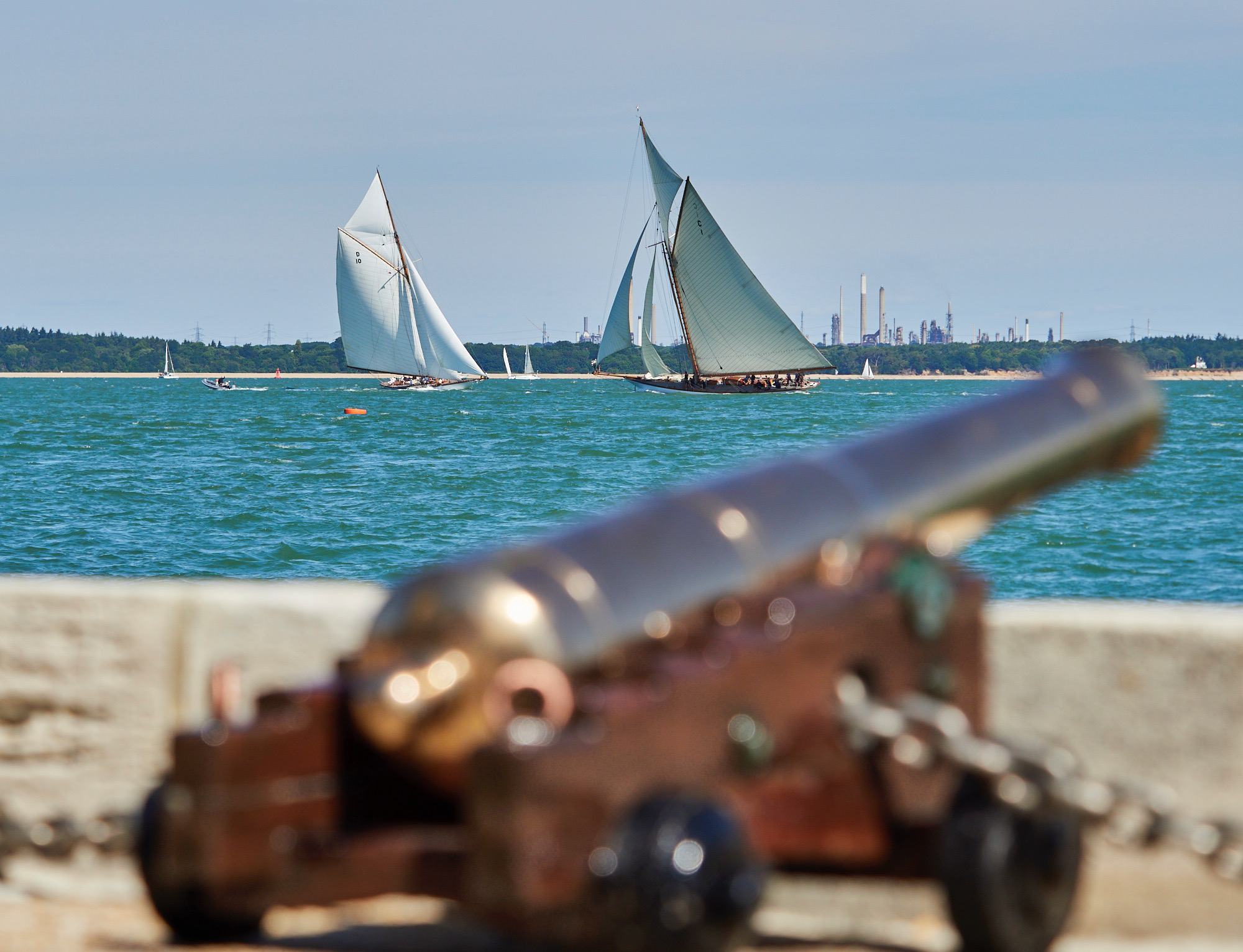 Vue du quai Cowes